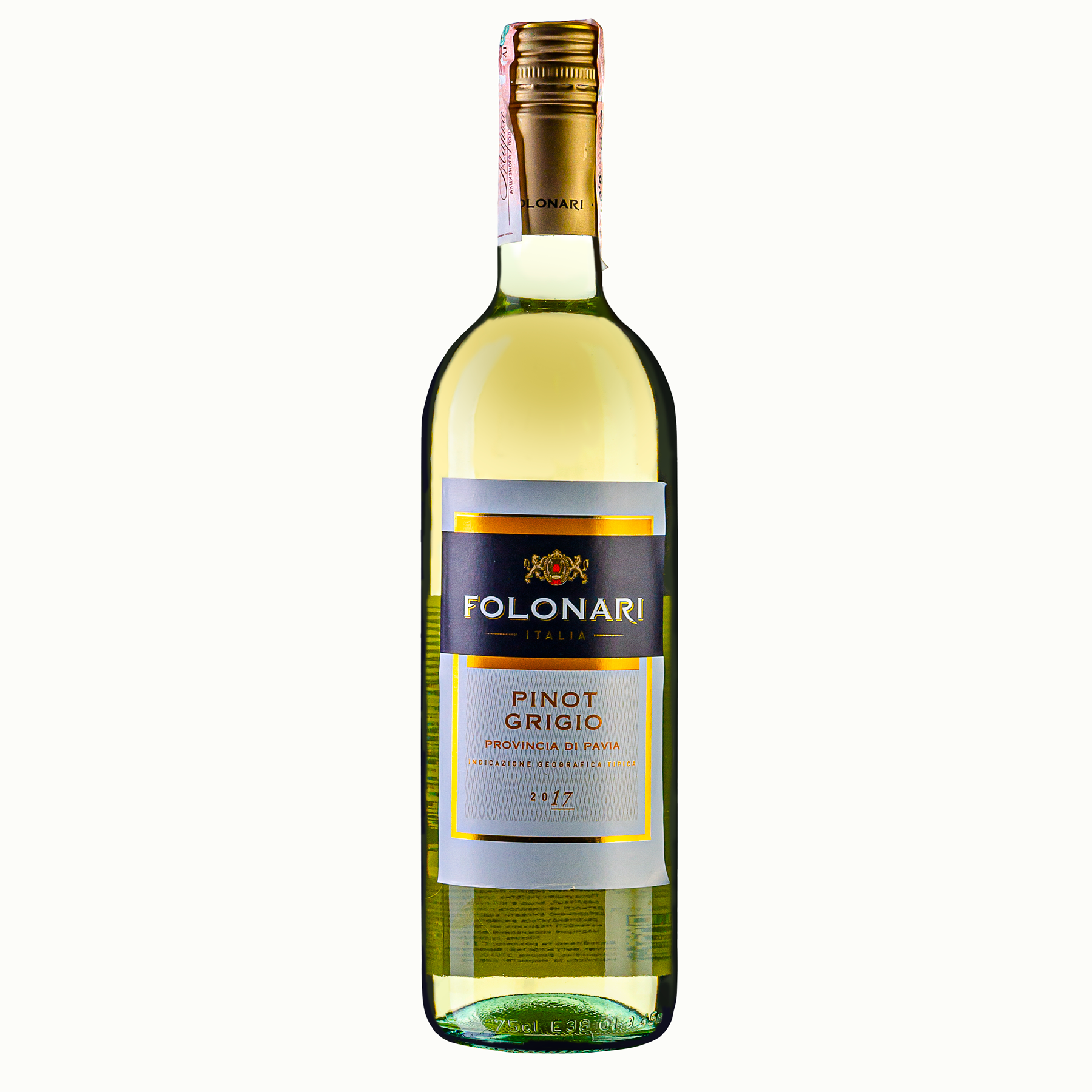 Вино Фолонарі Піно Гріджіо делле Венеція біл сух 12%  0,75л